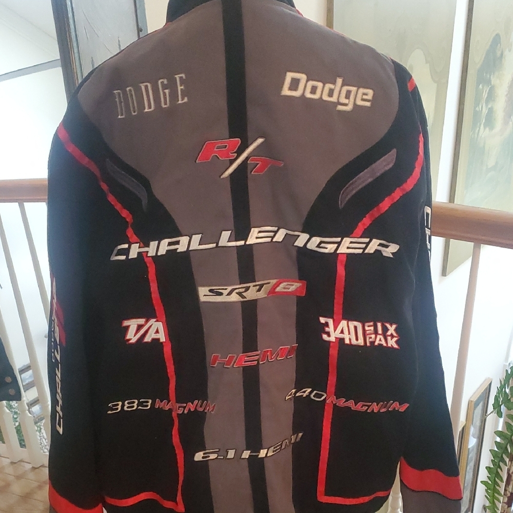 Vintage JH Design Dodge Motorsports Jacket with Red and Black Accents Size XL - Picture 4 of 4